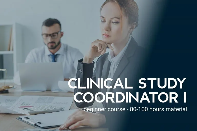 clinical research online course - clinical study coordinator